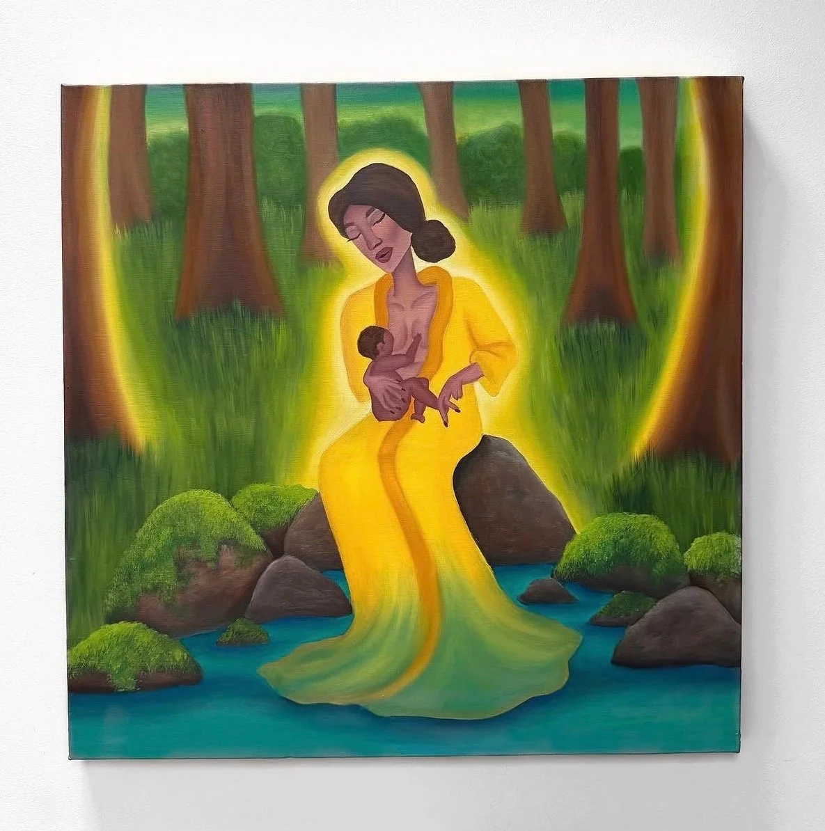 Mother Nature, oil on canvas, 2025