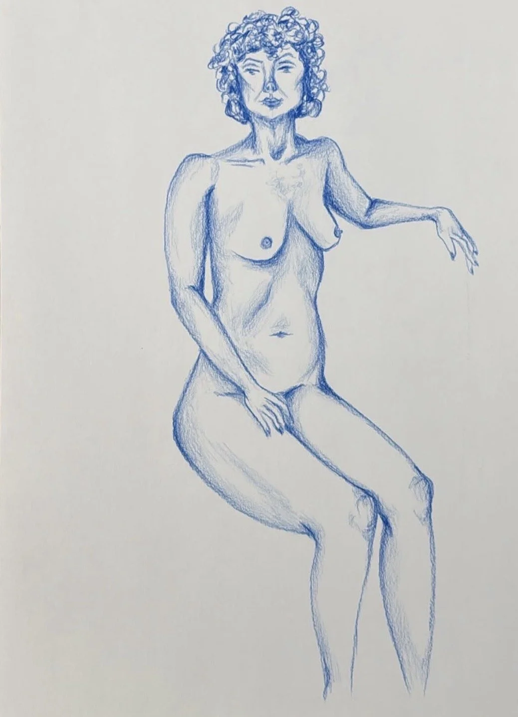 Untitled, coloured pencil on paper, 2025