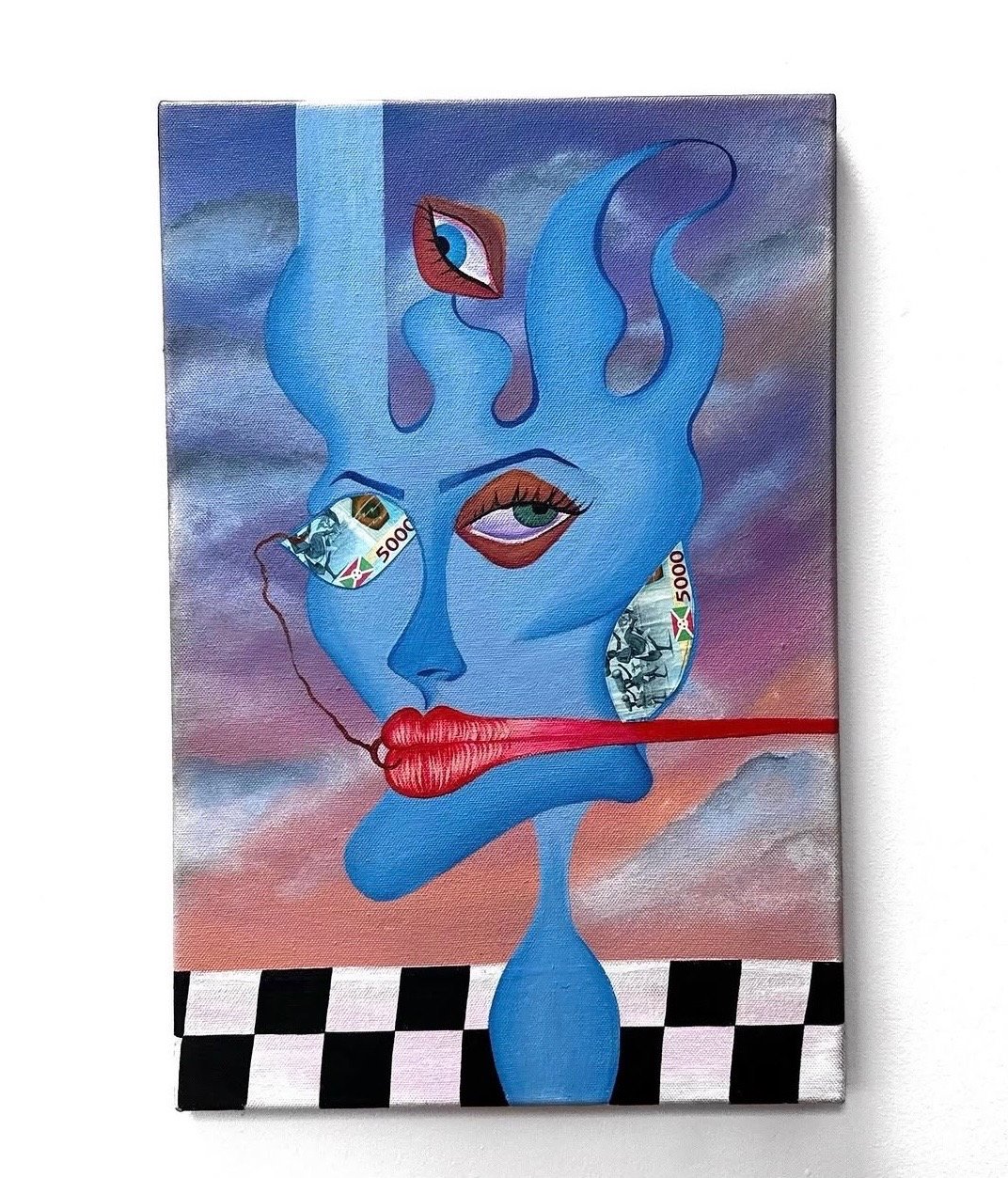 Untitled, acrylic on canvas, 2023