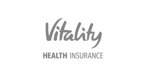 Vitality Health Insurance logo on a black background