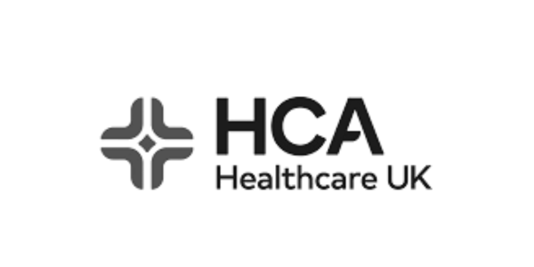 Logo of HCA Healthcare with the text "For the record".
