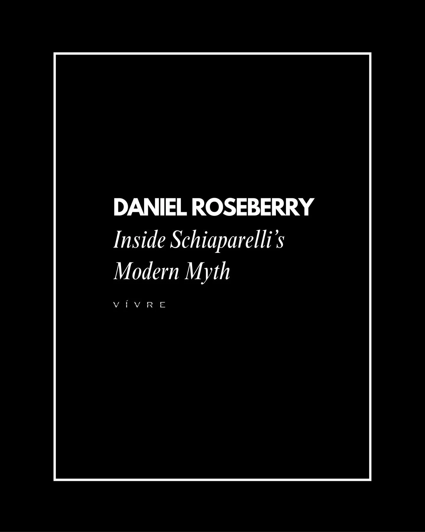 .⁠
"⁠
Some designers create collections. Others create conviction. Daniel Roseberry belongs to the latter.⁠
⁠
At Schiaparelli, he approached the house with focus and respect, understanding Elsa Schiaparelli not as an archive to quote, but as a m