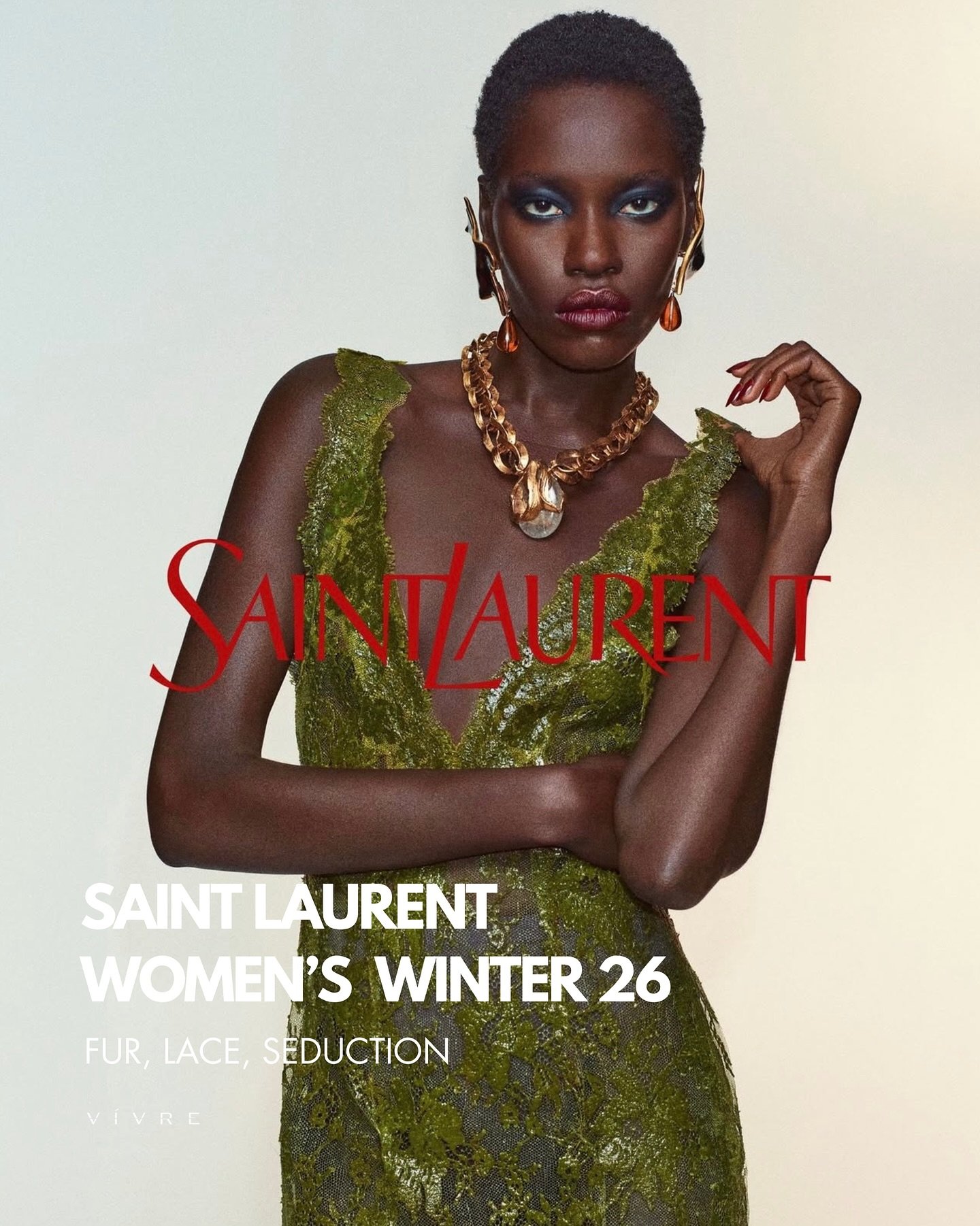 | Fall/Winter 2026&ndash;2027 By @anthonyvaccarello 

This year marks 60 years since Yves Saint Laurent introduced Le Smoking, the black tuxedo tailored for a woman. When it debuted in 1966, it was a radical idea. A suit designed for women that chall