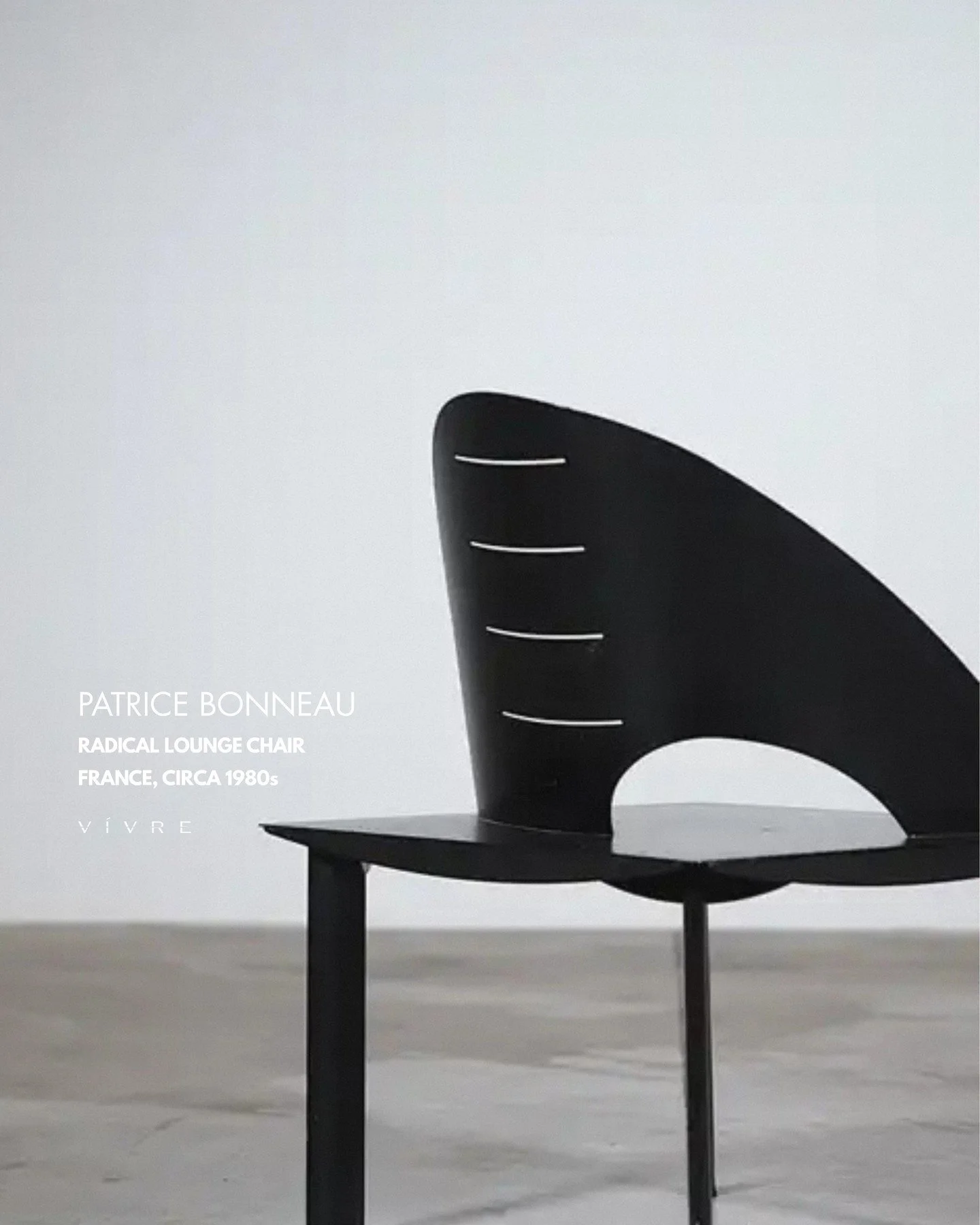 | V&iacute;vre Edit:⁠
⁠
A radical piece from the 1980s.⁠
⁠
Big energy. ⁠
⁠
Patrice Bonneau⁠
Radical Lounge Chair⁠
France, circa 1980s⁠
⁠
.⁠
⁠
.⁠
⁠
.⁠
⁠
.⁠
⁠
.⁠
⁠
#interiordesign #luxuryinteriors #interiorinspo #designinspiration #interiorstyling #hom