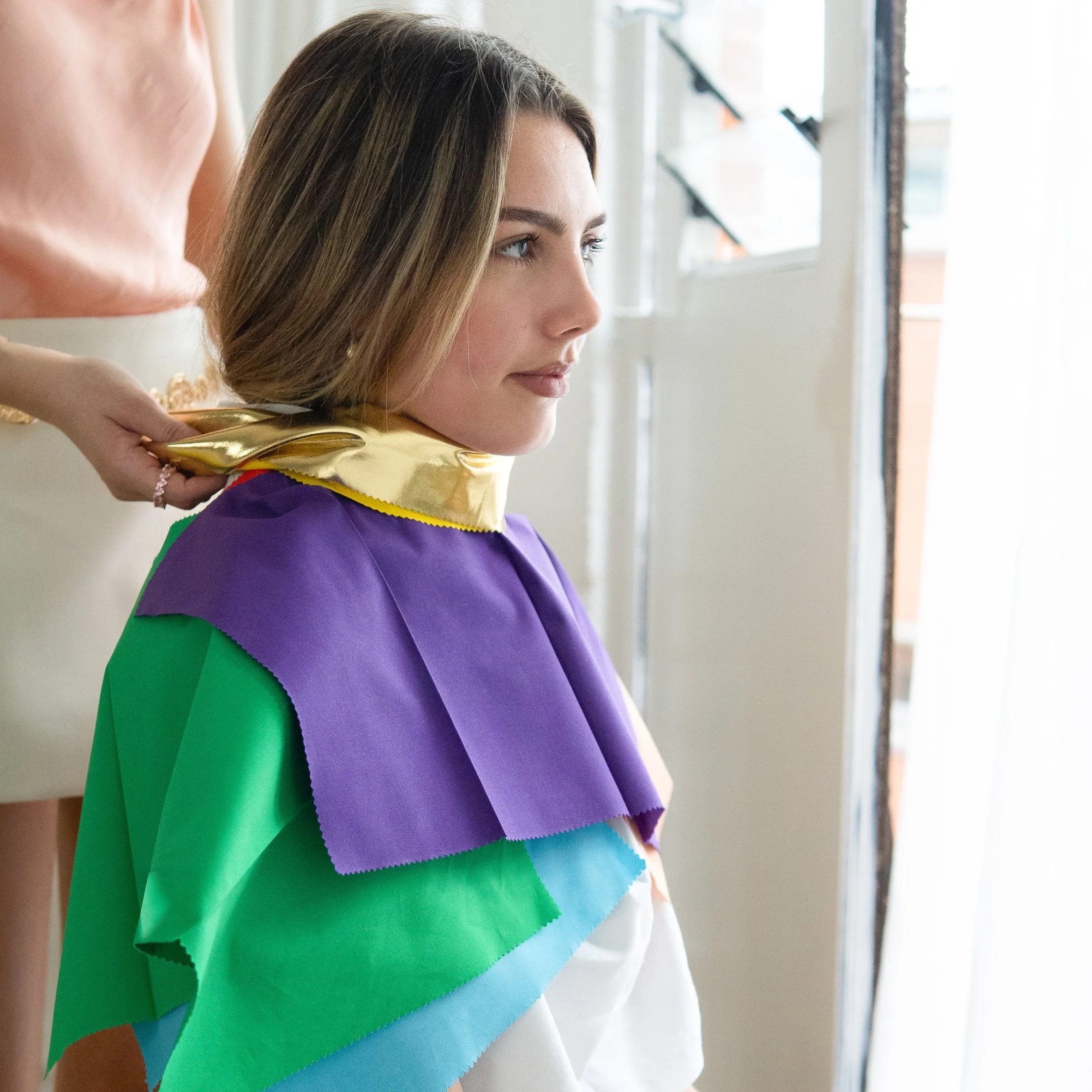 Colour Analysis Drapring Process | LunEssence