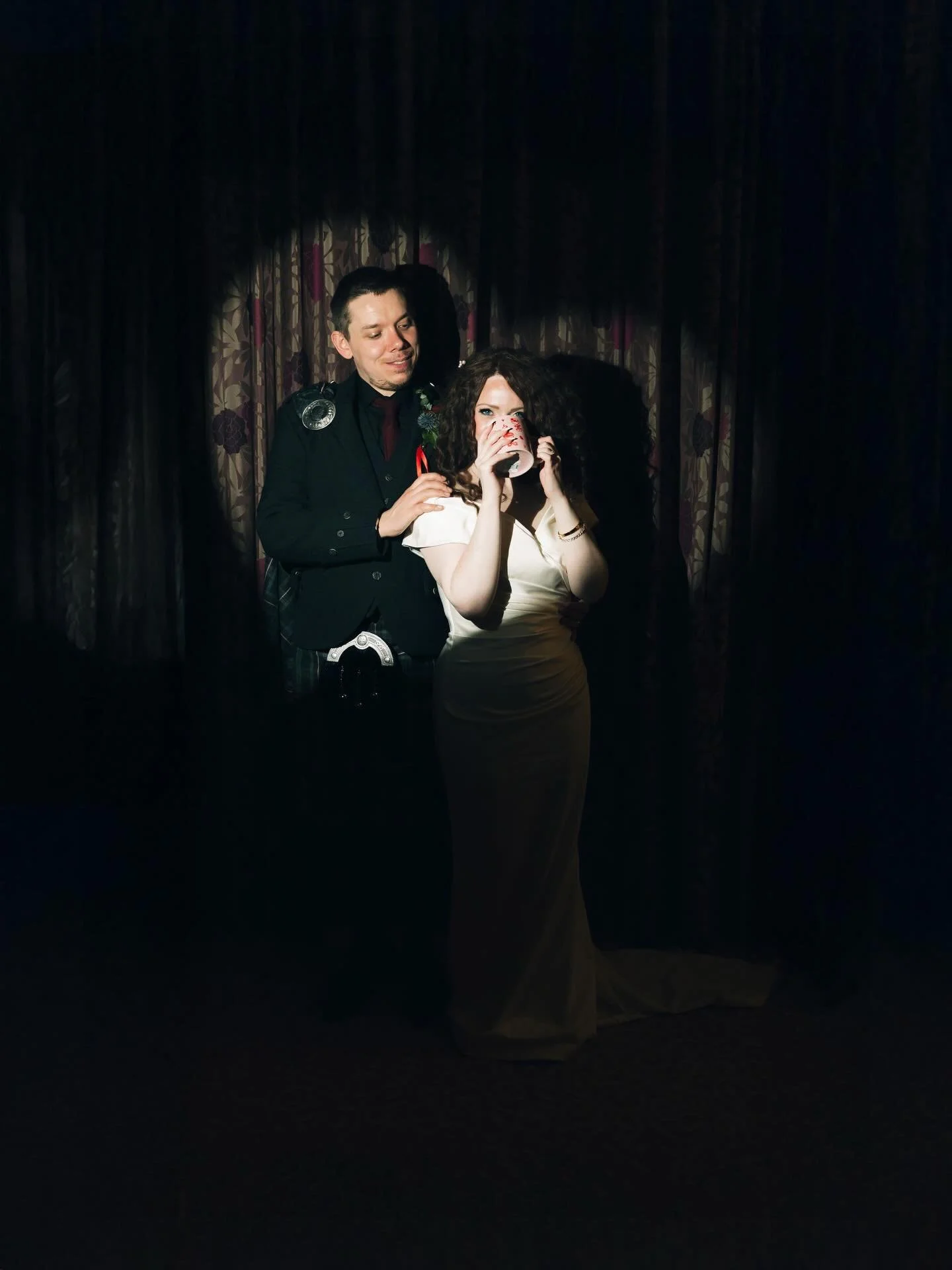 The first wedding of the year for me was on Valentine&rsquo;s Day&hellip; couldn&rsquo;t help myself but use the heart shaped light :) 
@kai.wedding.films_uk  thx for being my light assistant, you did well 🤌

E&amp;M - your sneak peek just landed in