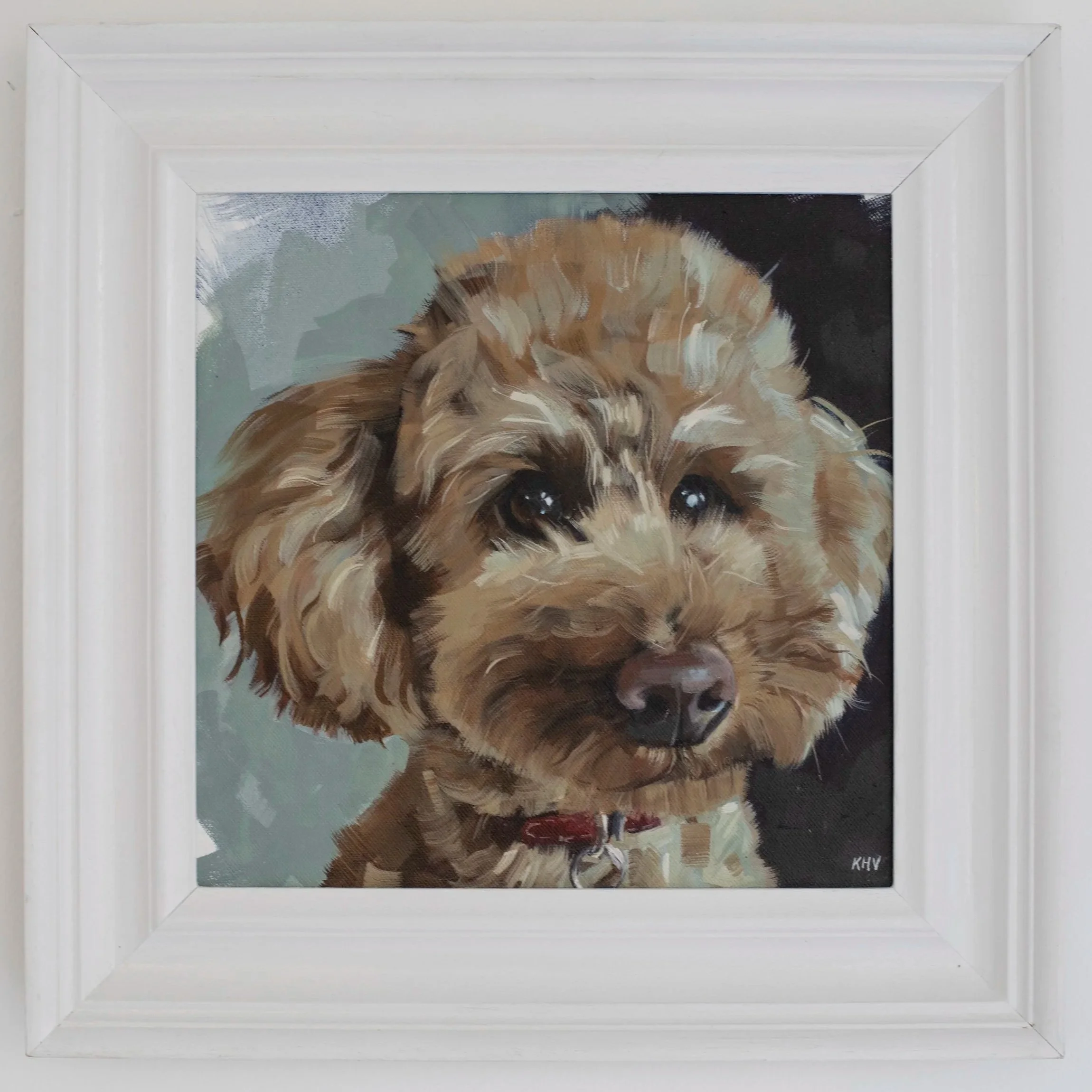 Cockapoo Oil Painting portrait