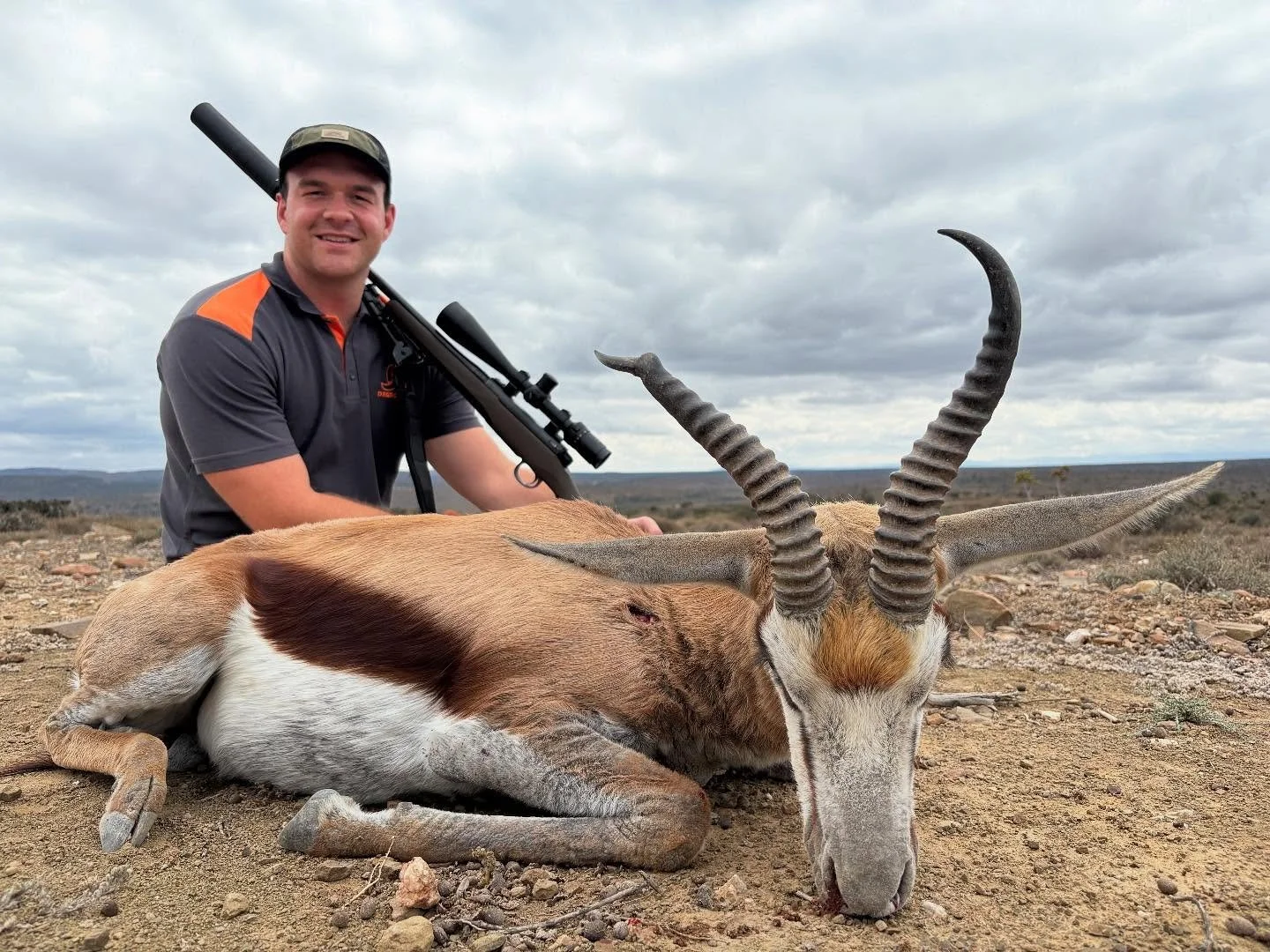 A truly memorable springbuck &ndash; with such a unique horn, he immediately stood out in the veld. Sadly, he was very ill and needed to be taken down, but his distinct trophy will always be remembered. The meat was also used to feed the community on