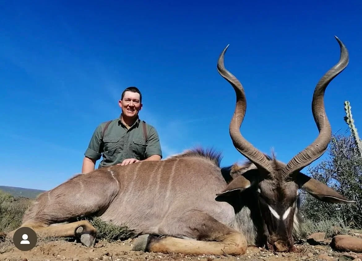 A golden Karoo morning &mdash; still, quiet, and full of promise. 
An early coffee, a handshake, and two generations setting off into the veld.
They glassed the ridges until a magnificent kudu bull stepped into the sunlight. One clean, steady shot &m