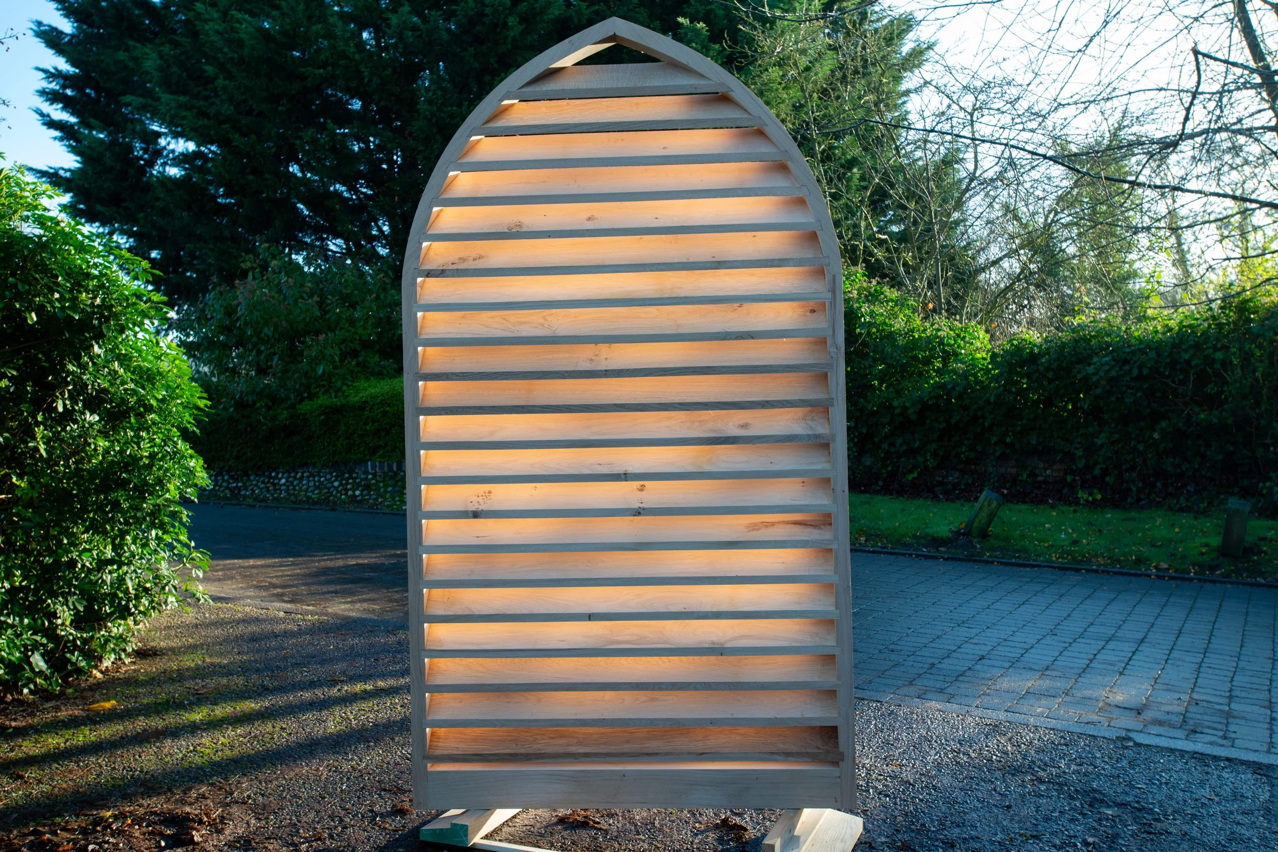 Church belfry louvre