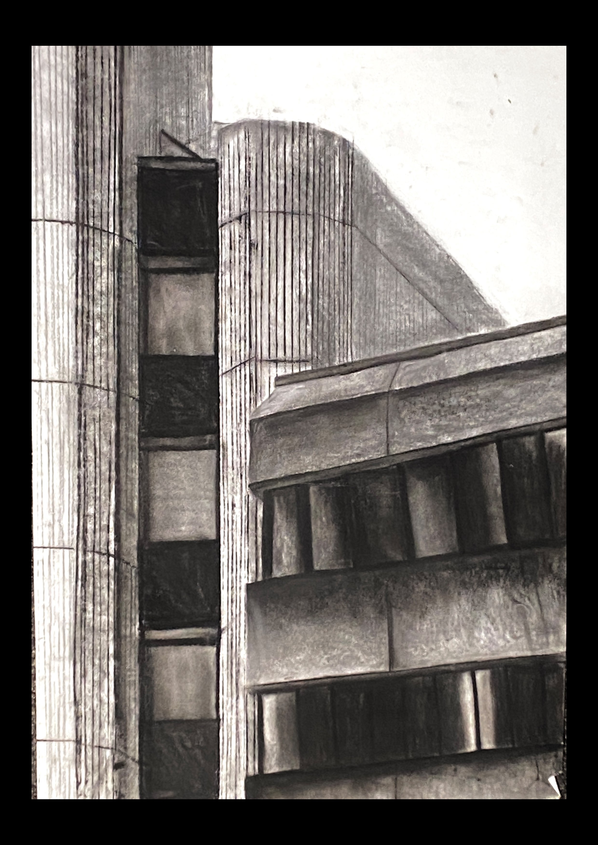 Swansea Civic Centre, 2020
Charcoal