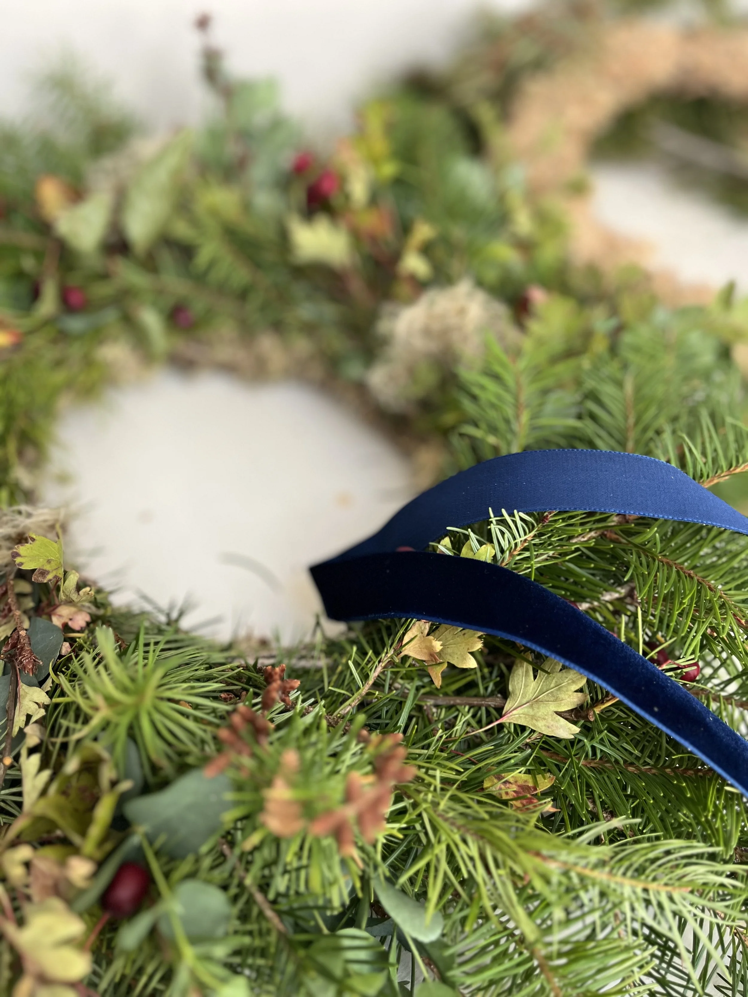 Christmas Wreath Workshop Chew AFTERNOON Session 3-5pm