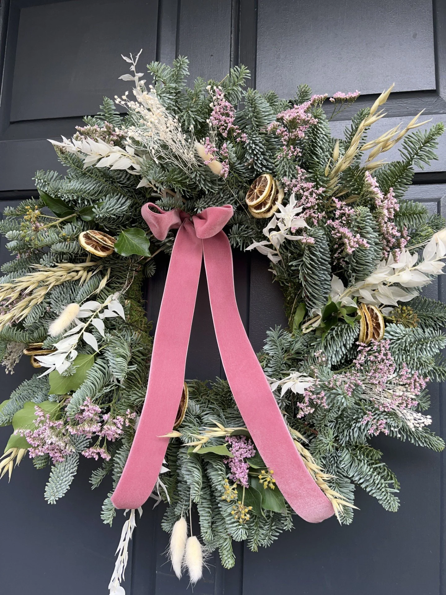 Pink Wreath on door.jpg