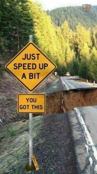 Sometimes people will cheer you on toward a road that’s already gone.