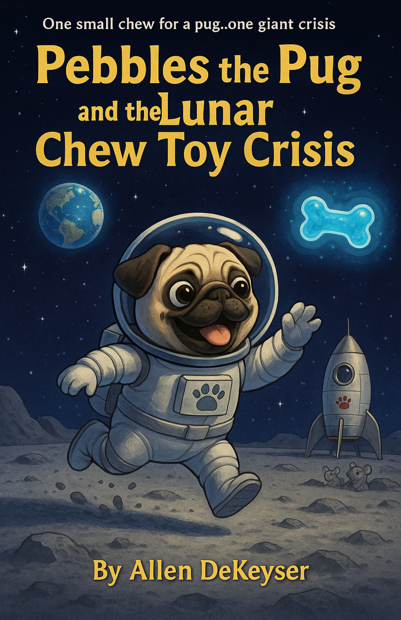 Pebbles The Pug and The Lunar Chew Toy Crisis