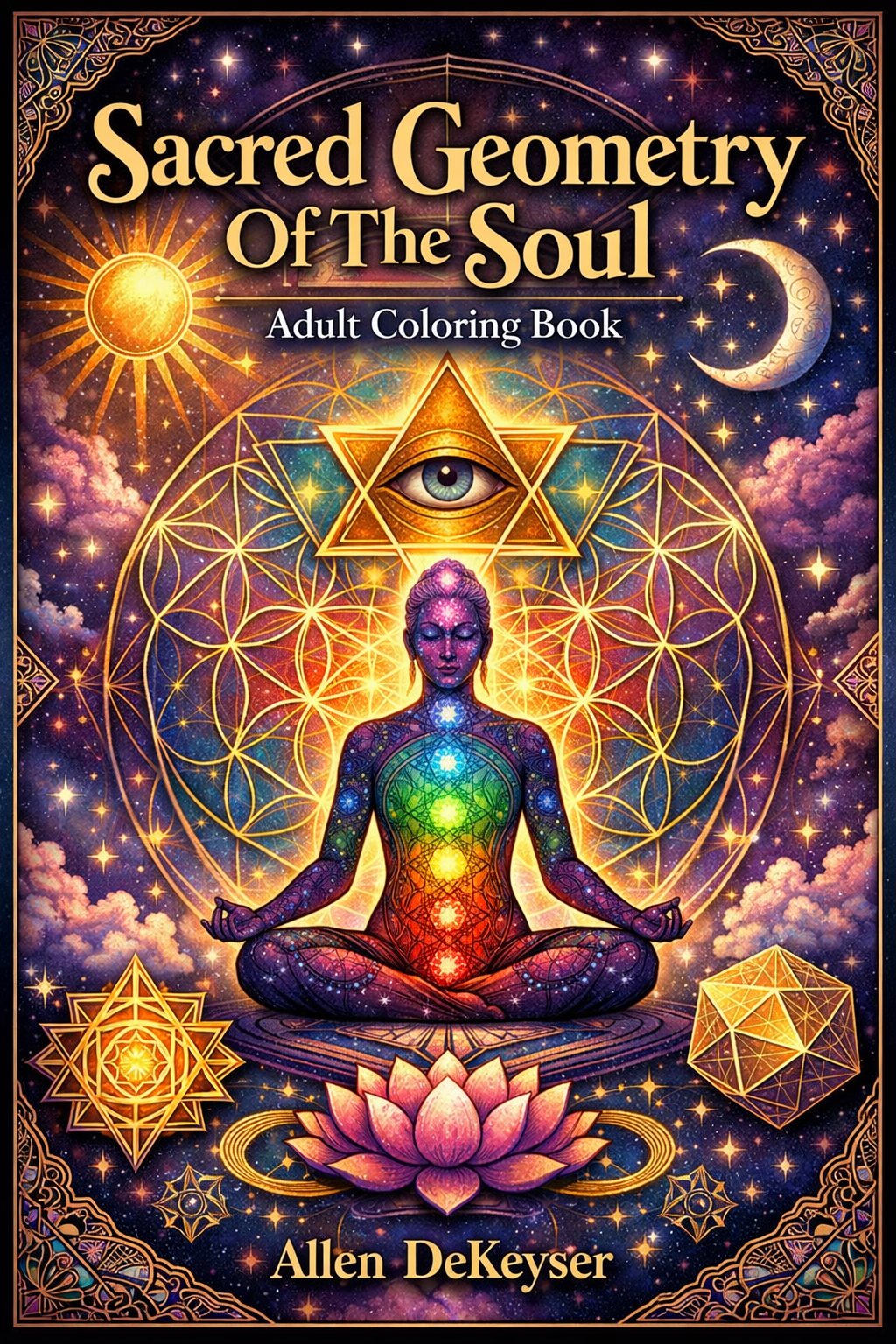 Sacred Geometry Of The Soul Coloring Book