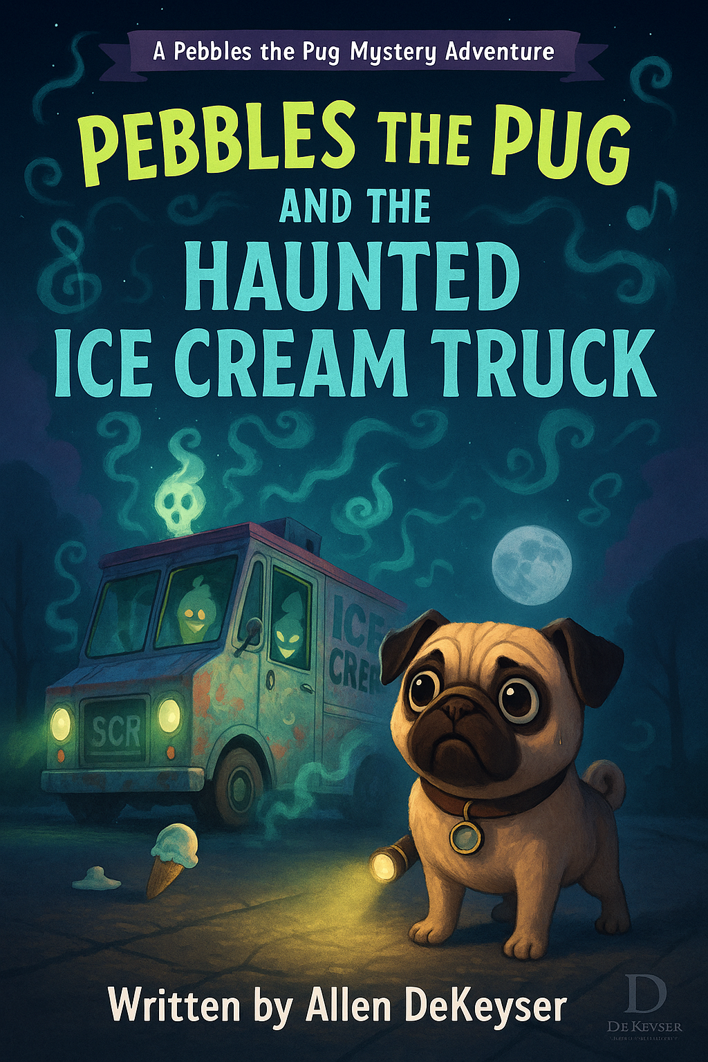 Pebbles the Pug and the Haunted Ice Cream Truck