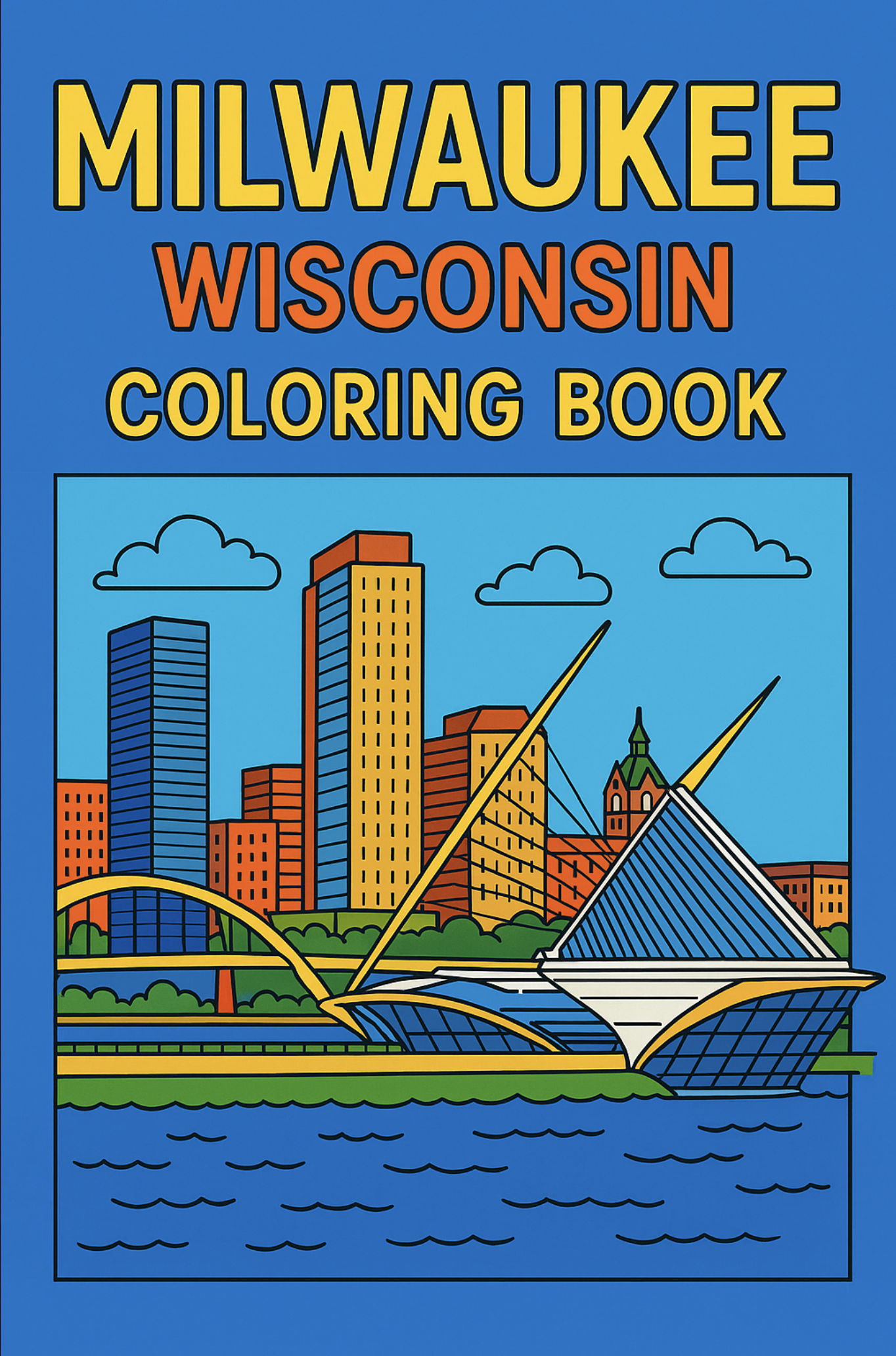 Milwaukee WI Coloring Book