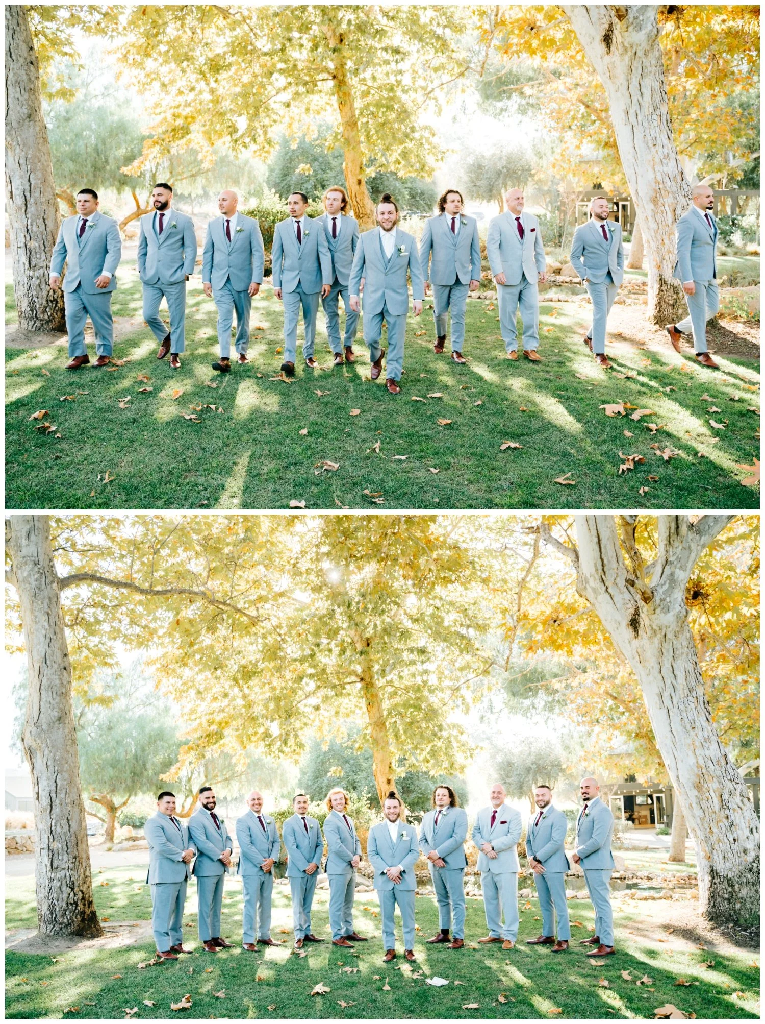 Groom and Groomsmen photos in Galway Downs Temecula