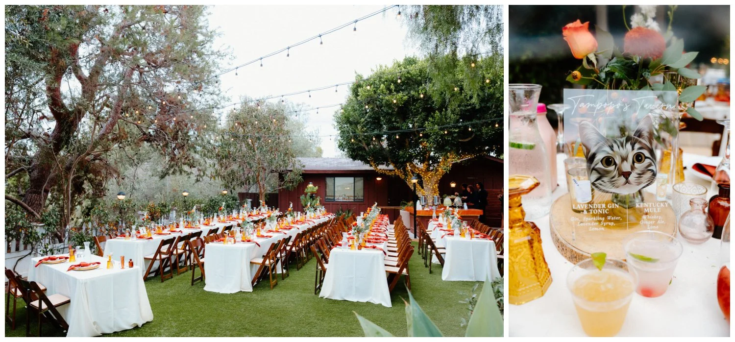 The Old rancho Estate reception details