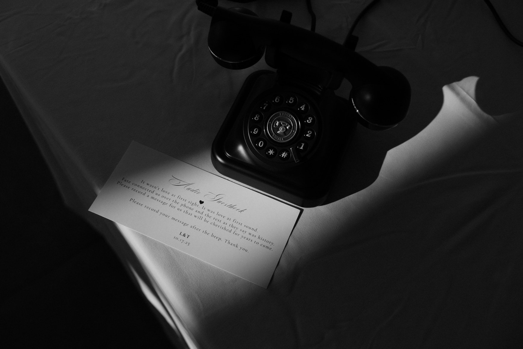 telephone guest book