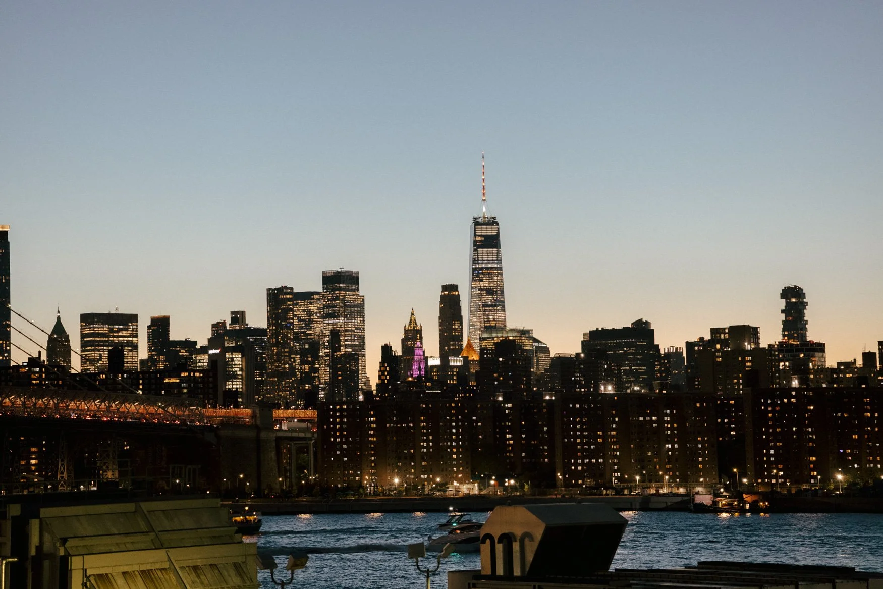 brooklyn rooftop wedding views