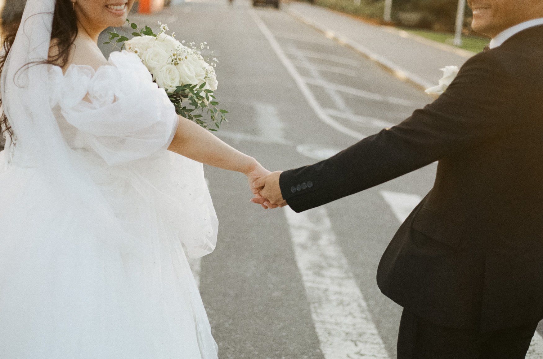 cinematic 35mm wedding photos in brooklyn, new york