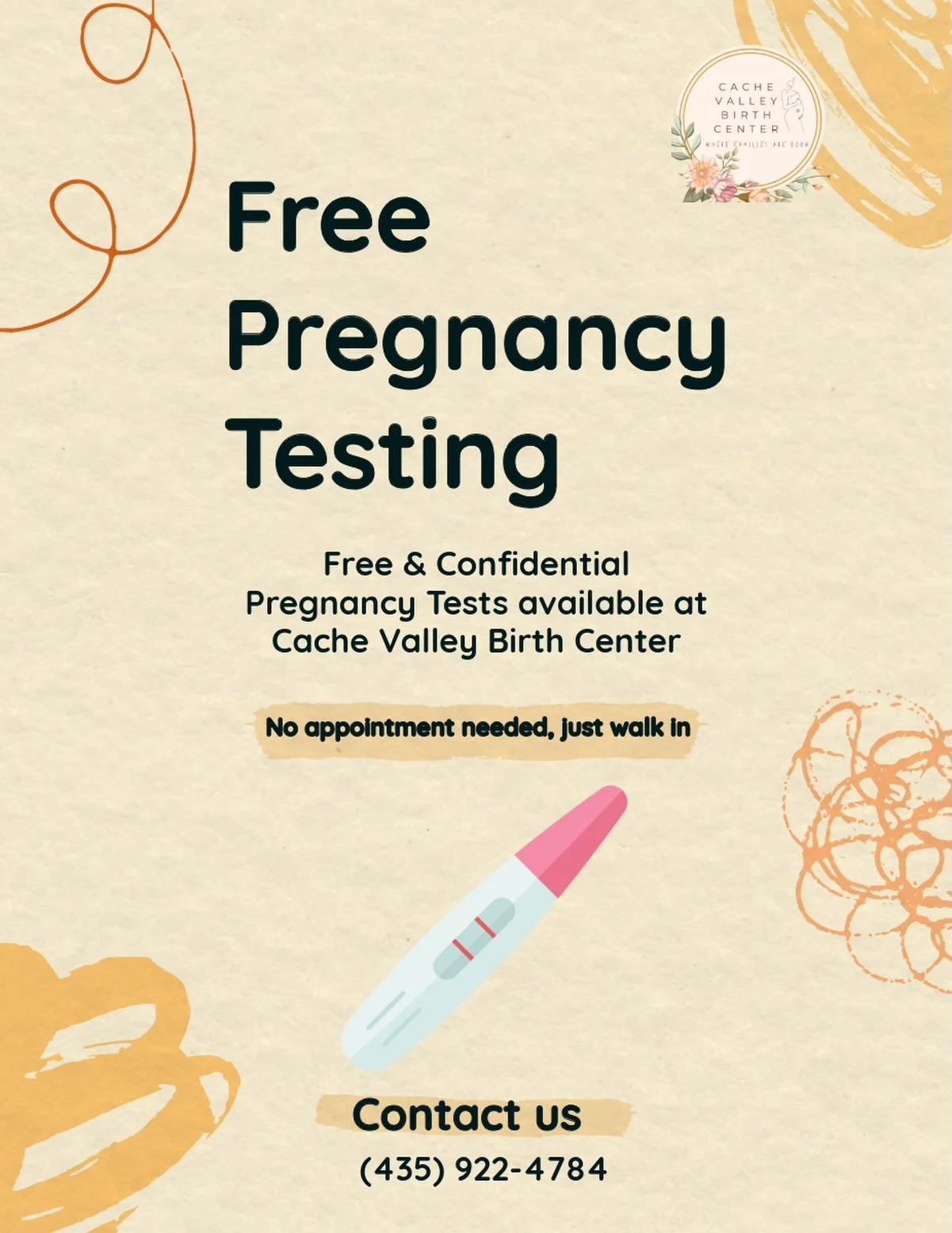 Free, confidential pregnancy testing, no appointment needed.
Just walk in, we&rsquo;re here for you every step of the way 🤍

Have questions? Give us a call or stop by anytime.

#CacheValleyMoms #UtahMoms #PregnancySupport #WomensHealthUtah #FreePreg