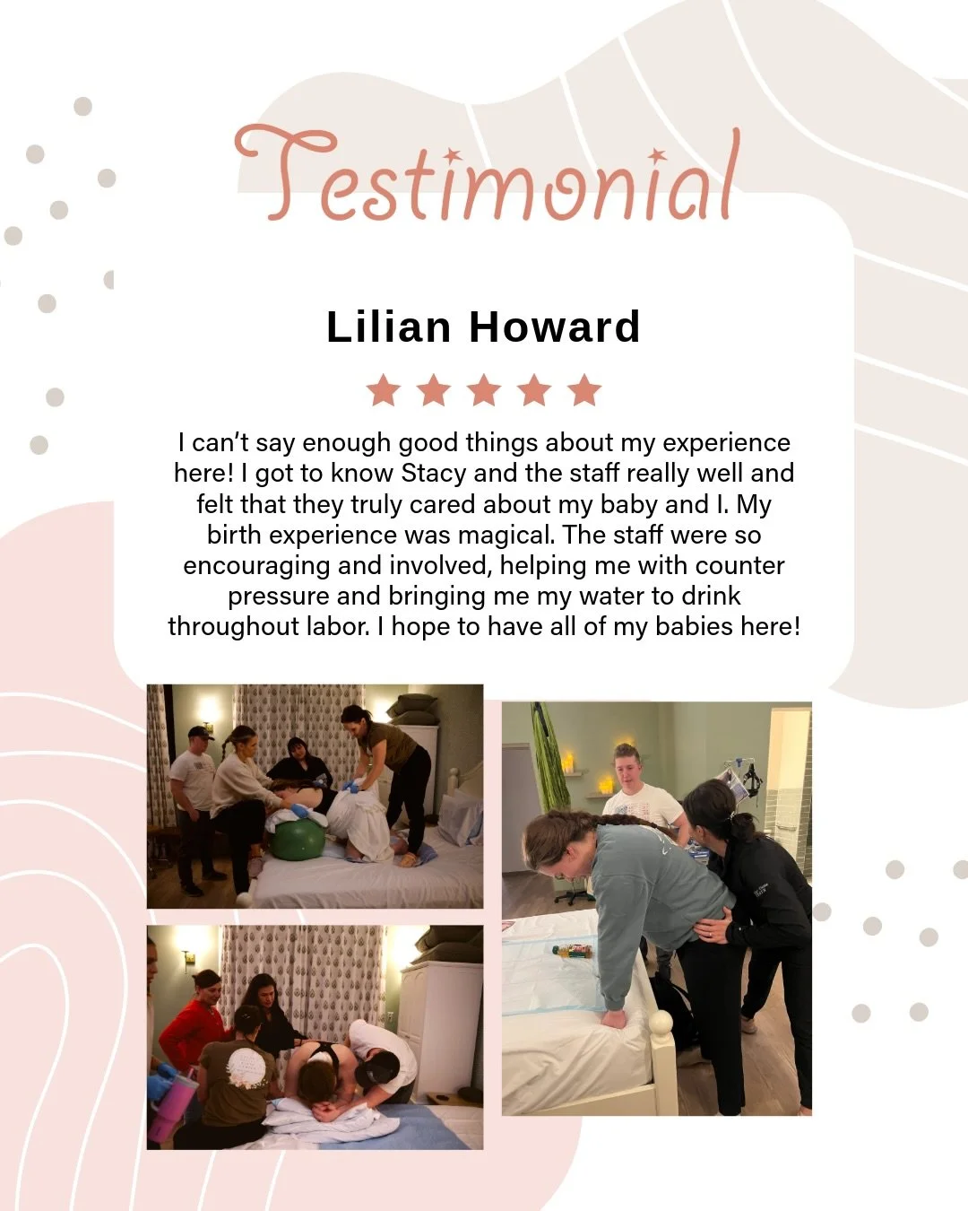 Just over here reading reviews and smiling ear to ear 🤍

Thank you for the kind words, they mean more than you know.

#CacheValleyBirthCenter #BirthCenter #MidwiferyCare #GrowingFamilies #GratefulHeart
