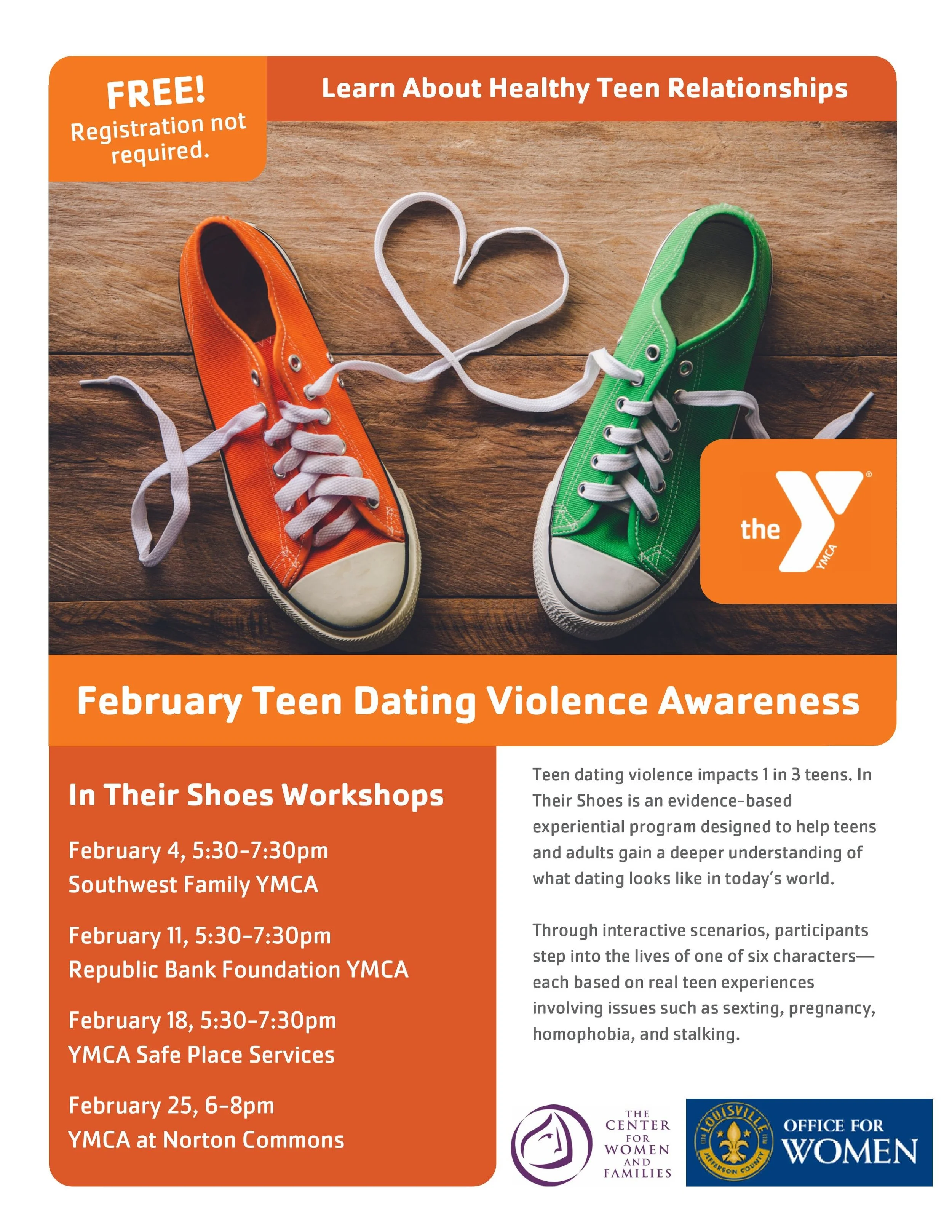 In Their Shoes Workshops: Teen Dating Violence Awareness