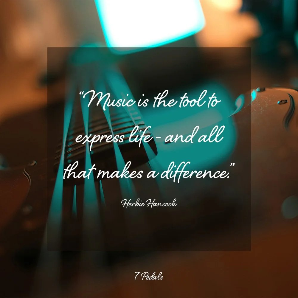 There are many ways to express life. Music, poetry, pottery, dancing, and many others are ways people express life.

How do you express it? ~ julie

-

Herbie Hancock (1940-) is an American jazz musician and bandleader.

@herbiehancock #herbiehancock