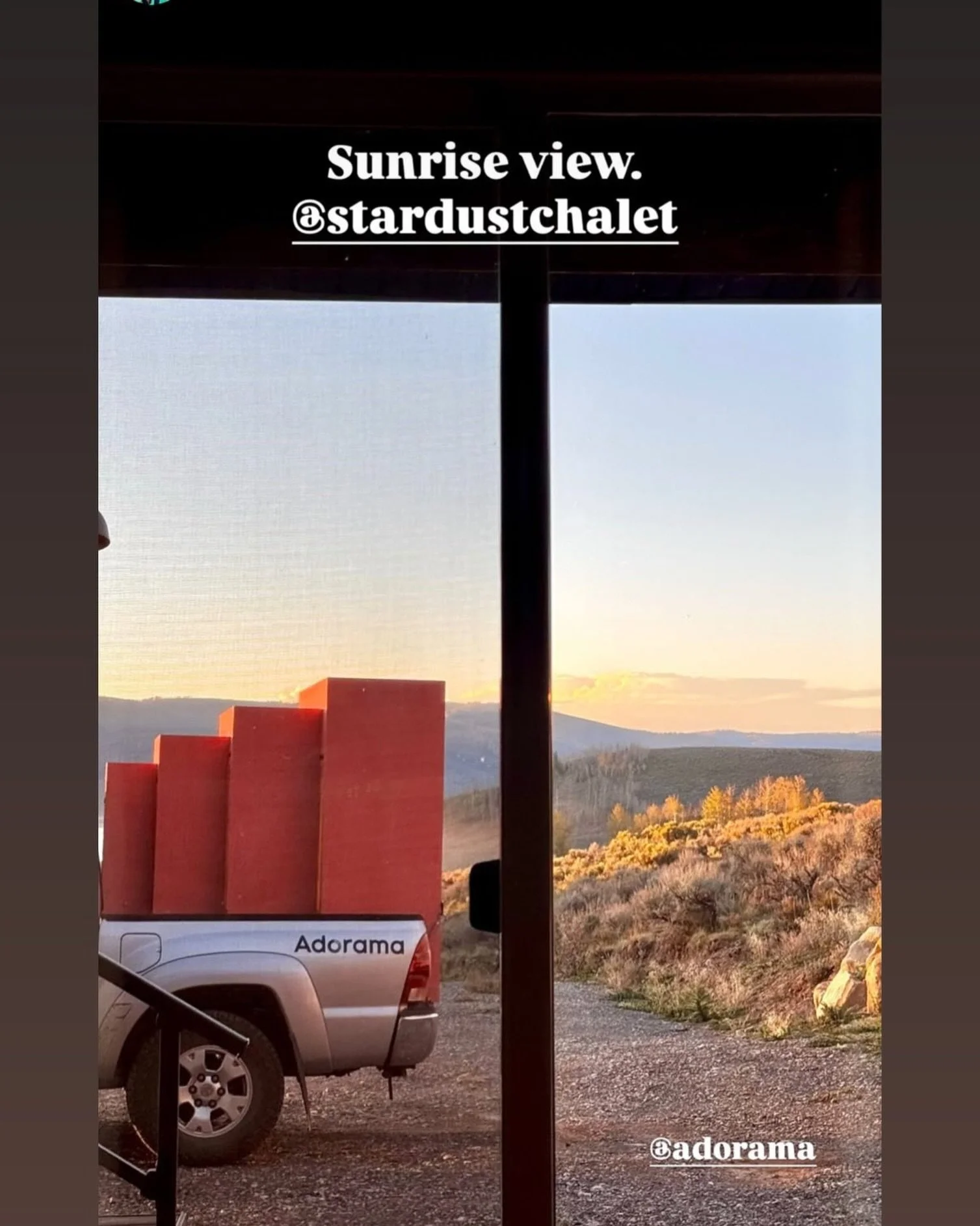 Artists. A truck-bed photo studio. 7,500 miles. One tiny mountain chalet. Let&rsquo;s see what happens. 👀✨