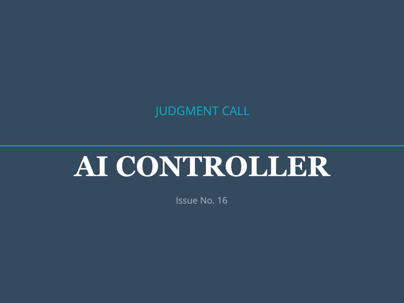 Why Your Head of AI Role Needs a Controller Mandate, Not an Innovator Profile