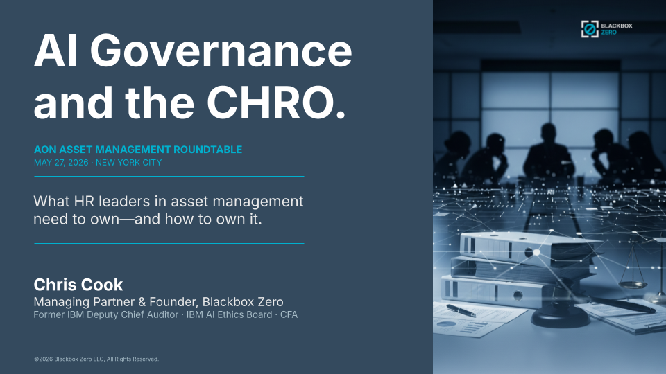 AI Governance and the CHRO: Aon Asset Management Roundtable