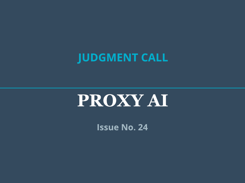 AI Proxy Advisors Are Already Voting Against Management: What Your Board Needs to Test Now