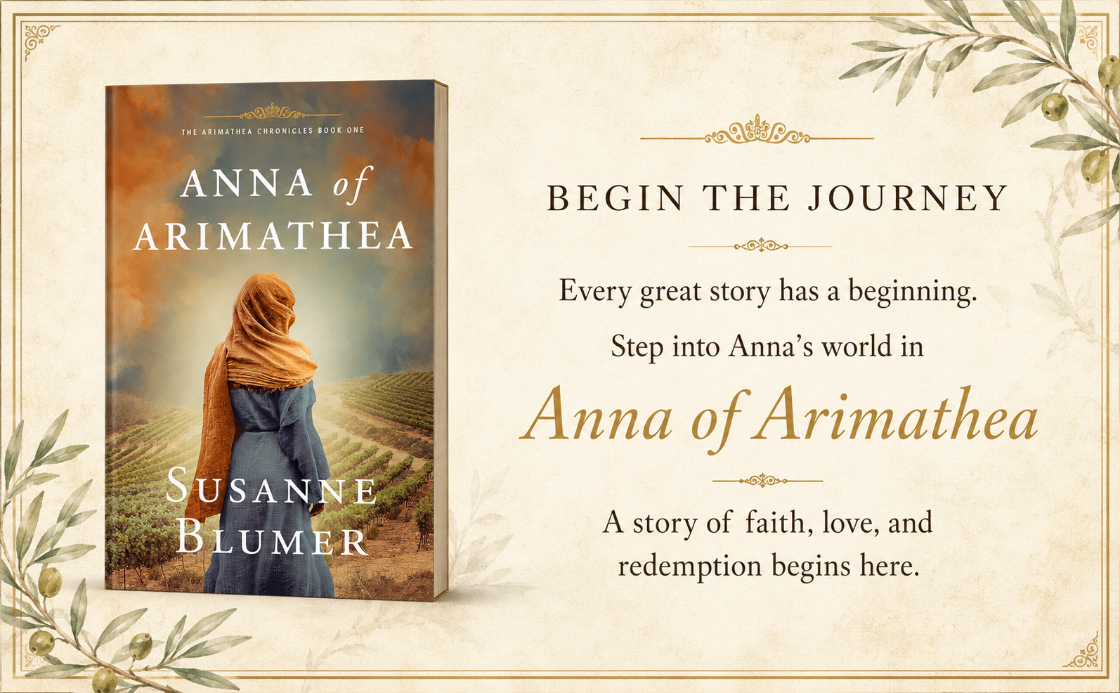 Begin the Journey to Arimathea with Book 1, Anna of Arimathea
