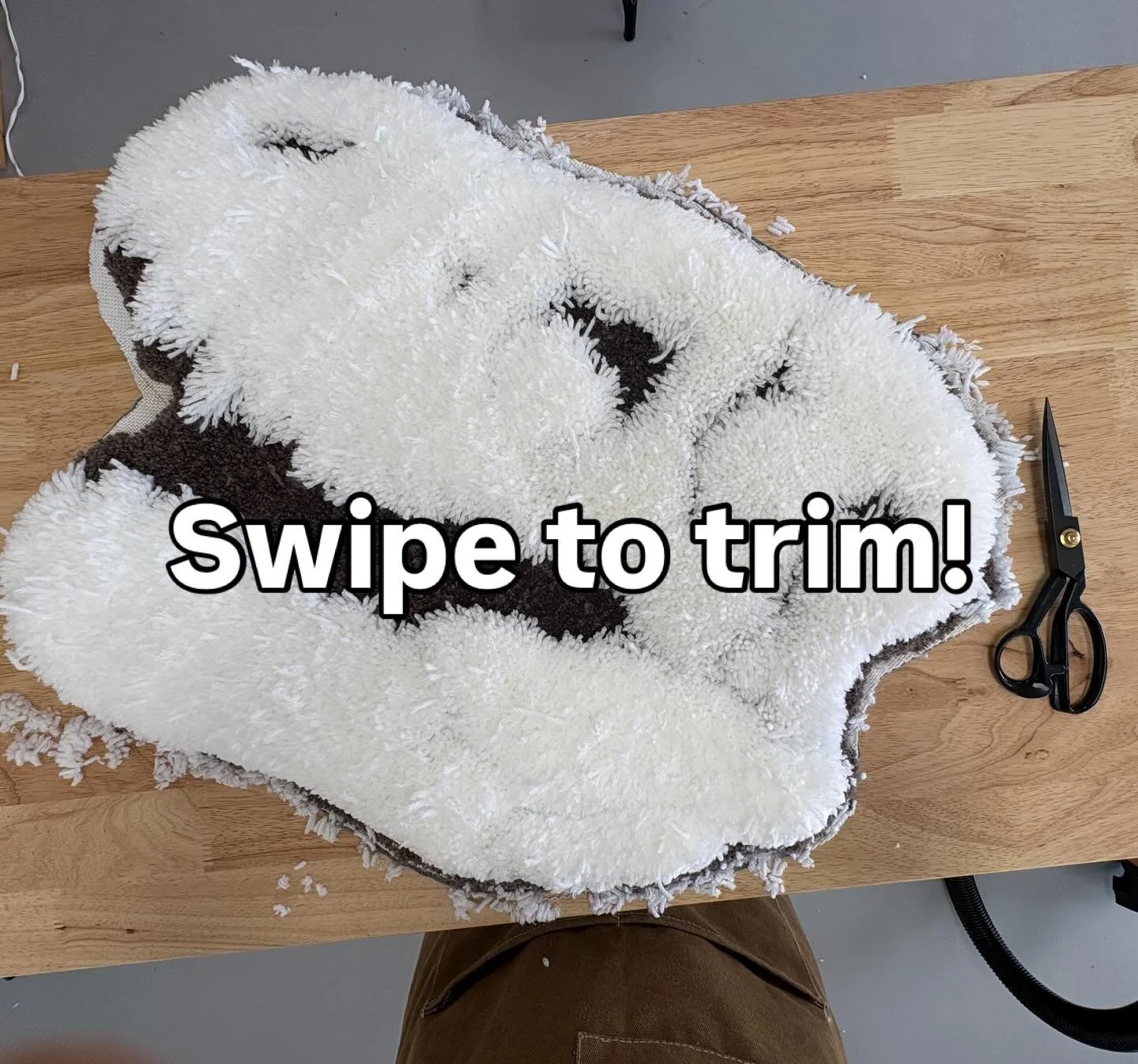 My favorite rug at the workshop!

#rugtufting #artandcrafts #funthingstodo #funactivity #workshop