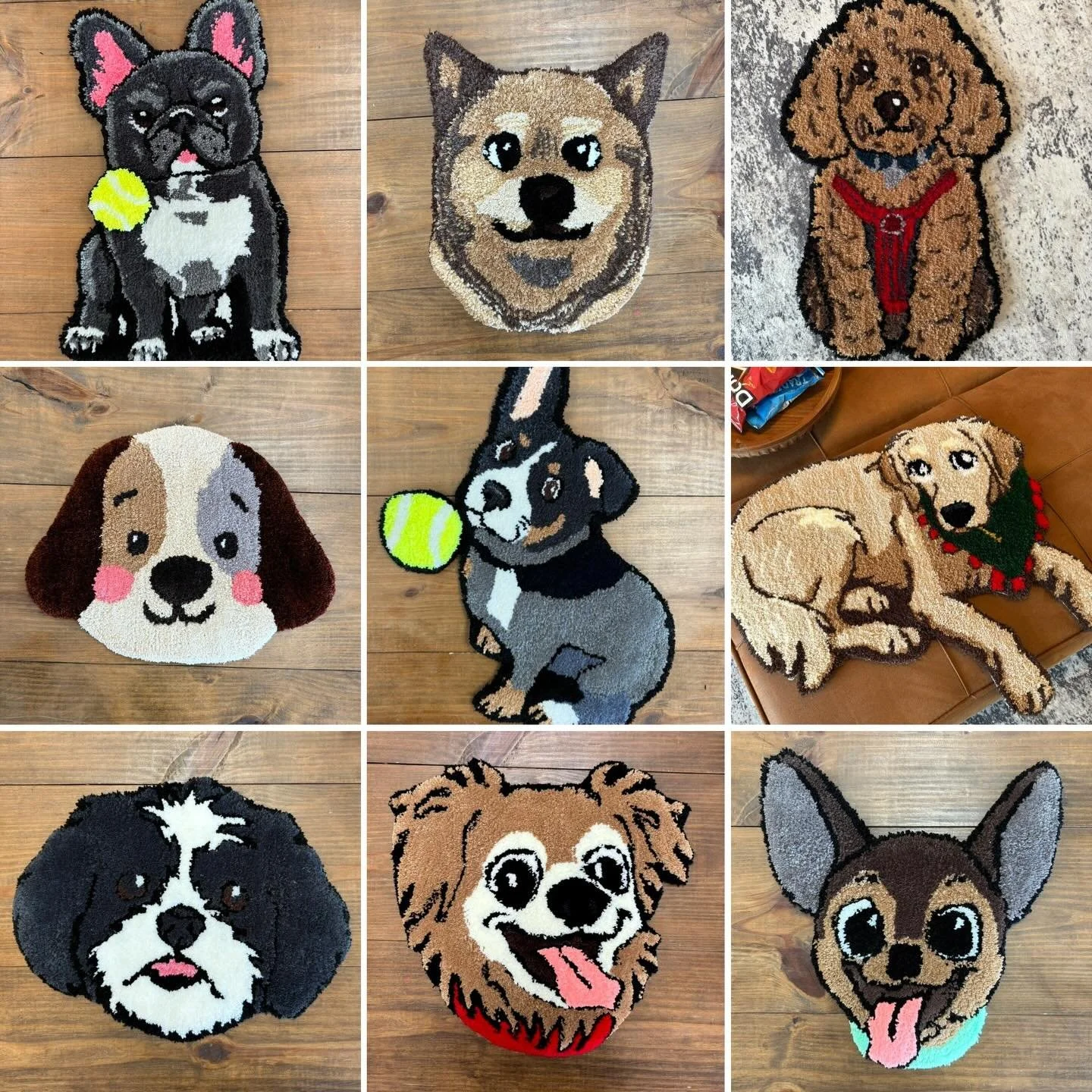 It&rsquo;s a sign to turn your puppy 🐶 into a rug! 🧶

#rugtufting #petportrait #rugart #artandcraft