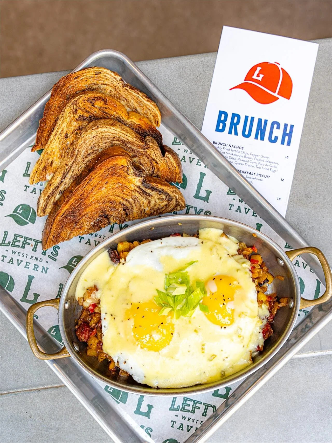 Brunch first, football second&hellip; or both at once. 🏈 Grab our Corned Beef Hash &amp; Eggs and catch Lefty&rsquo;s Big Screen Saturday!