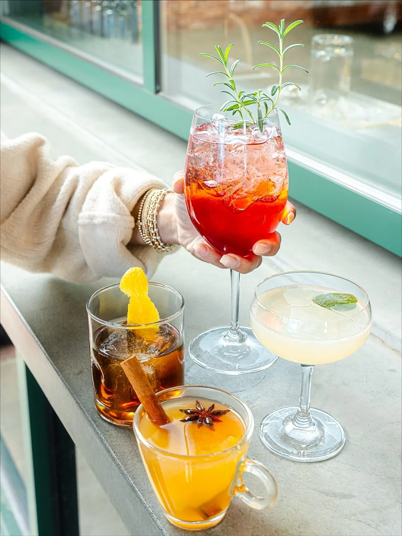 We couldn&rsquo;t wait. 🍸✨ The seasonal drink menu is here! Consider this your permission slip to start celebrating early &amp; try out our four new drinks.