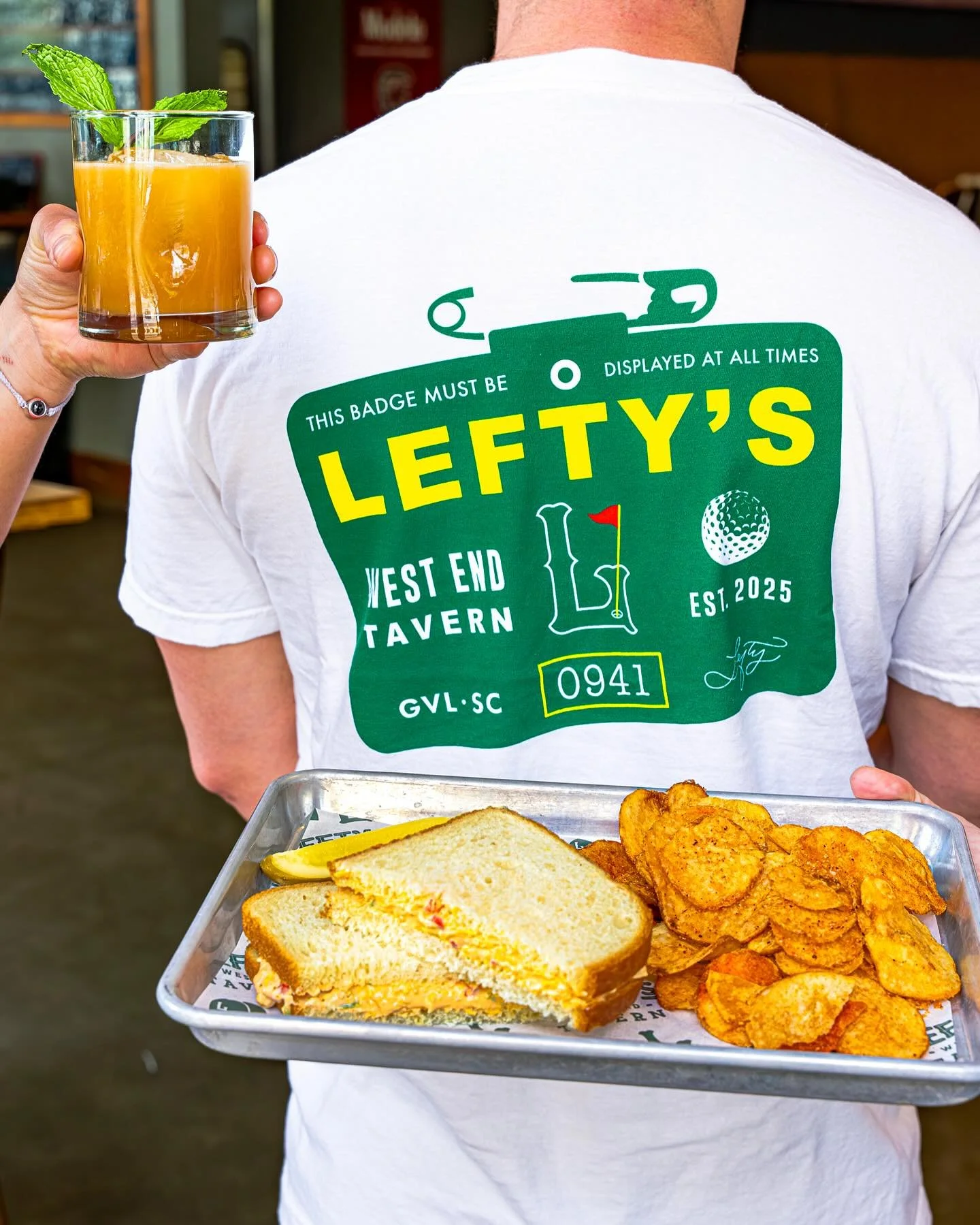 Masters weekend calls for a taste of Augusta ⛳️ The Augusta Classic using @sobysnewsouthcuisine&rsquo;s famous Pimento Cheese + the Georgia Tee Time cocktail are officially on the menu. Grab yours and settle in for the tournament!