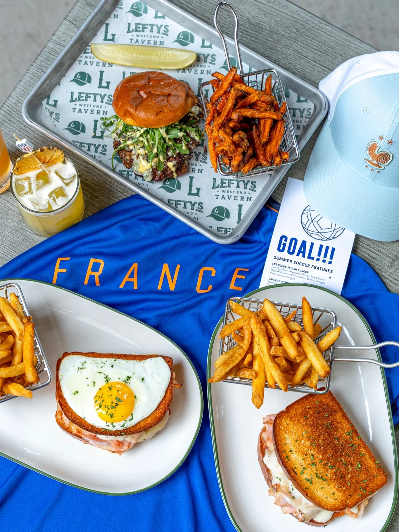 We&rsquo;re the OFFICIAL @gvlfanatix watch party location for France! 🇫🇷 Cheer on Les Bleus with our limited-time Summer Soccer Features while you catch every match with fellow fans.

Les Bleus Smash Burger 🍔 Twin Braveheart Angus beef patties, bl