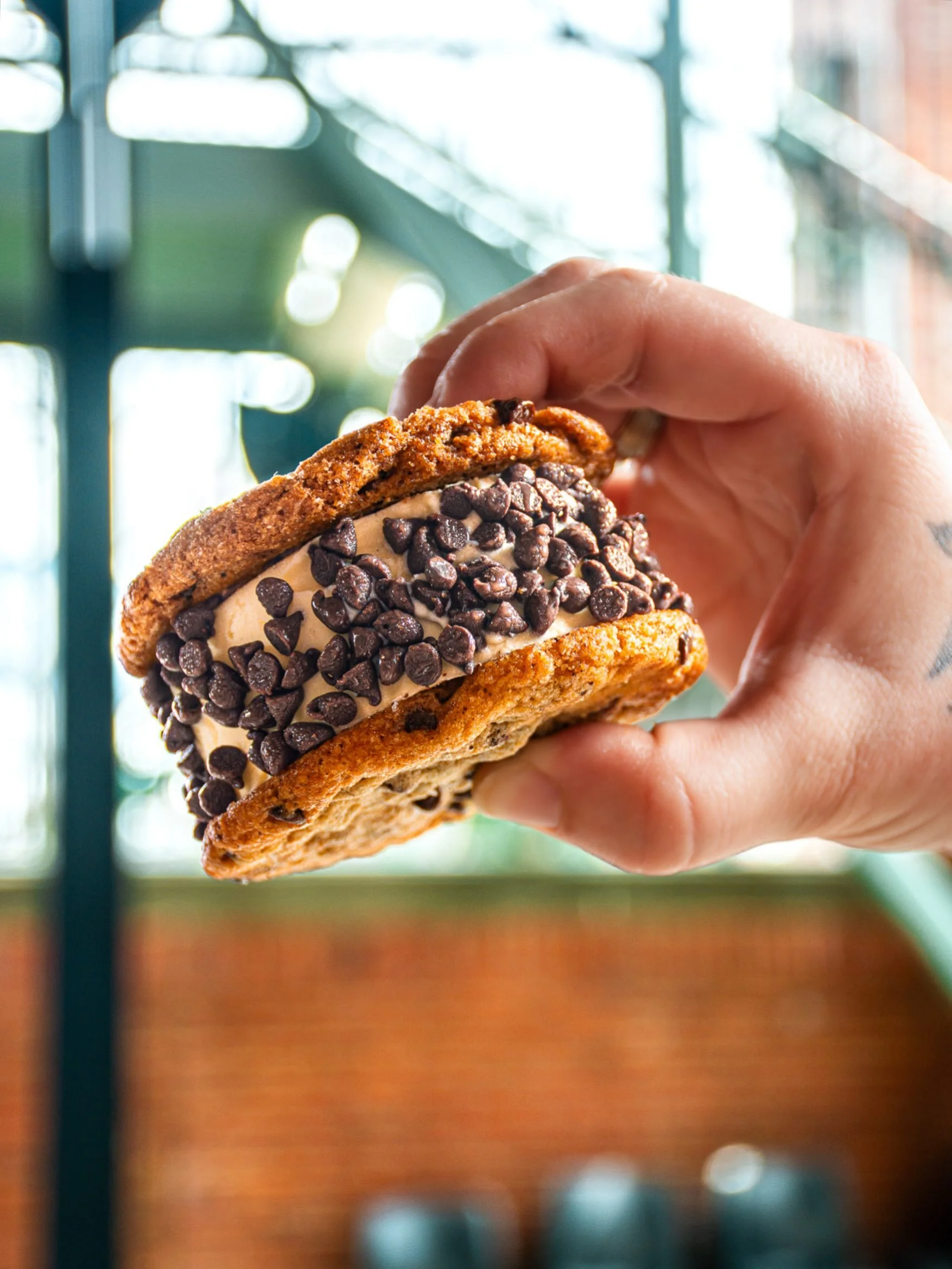 Our house-made ice cream sandwich is the sweetest way to celebrate a win (or soften the blow of a loss)🍦either way, dessert always comes out on top! 🏆