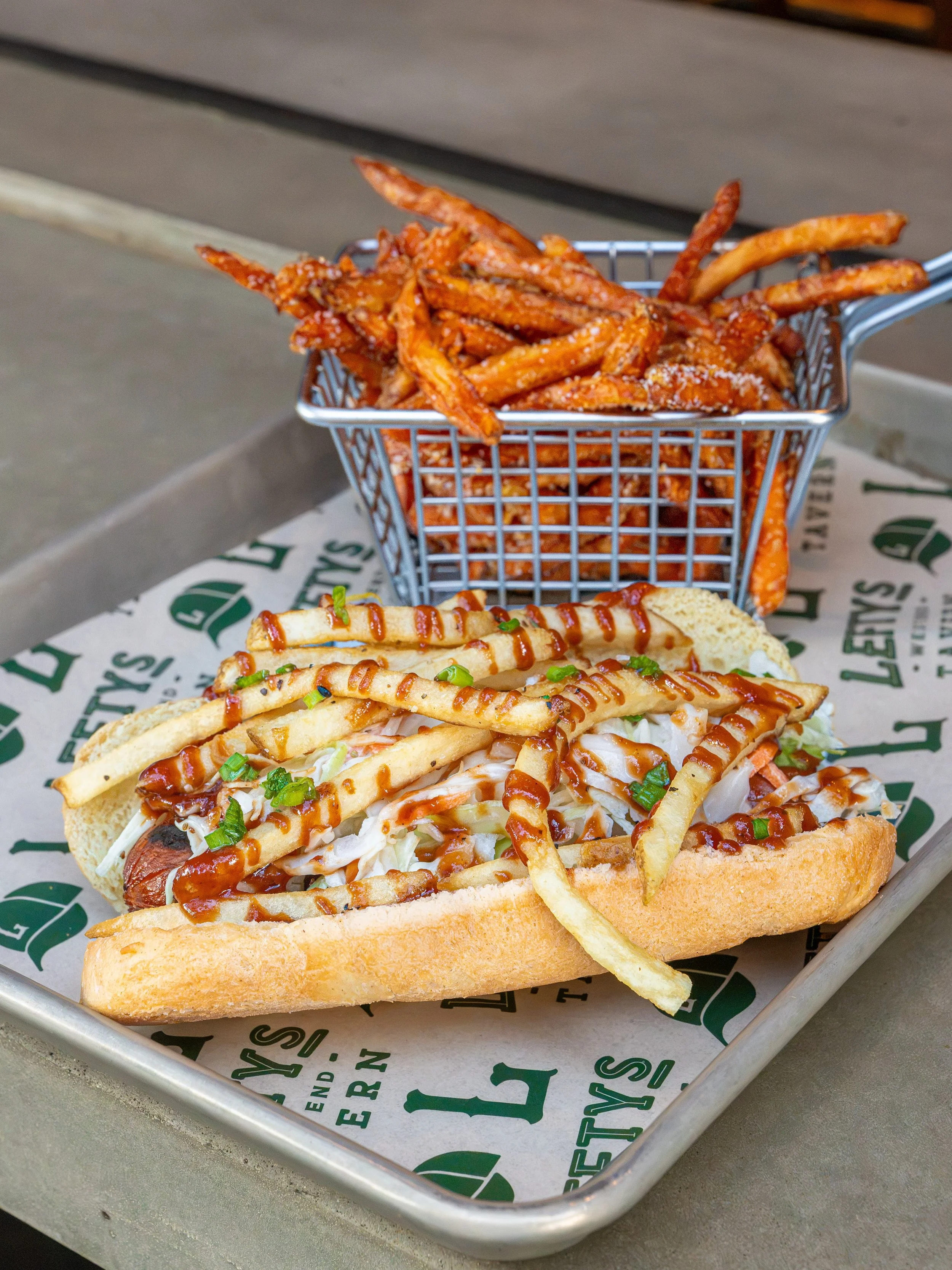 Cleveland made it to October baseball, so it only makes sense to bring a taste of Progressive Field to Lefty&rsquo;s! ⚾️ This month&rsquo;s stop on our Tour of Ballpark Dogs is the &ldquo;Polish Boy.&rdquo; 🌭 Polish sausage piled high with shoestrin