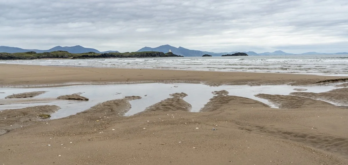 The beach at Malltrateh on Anglesey