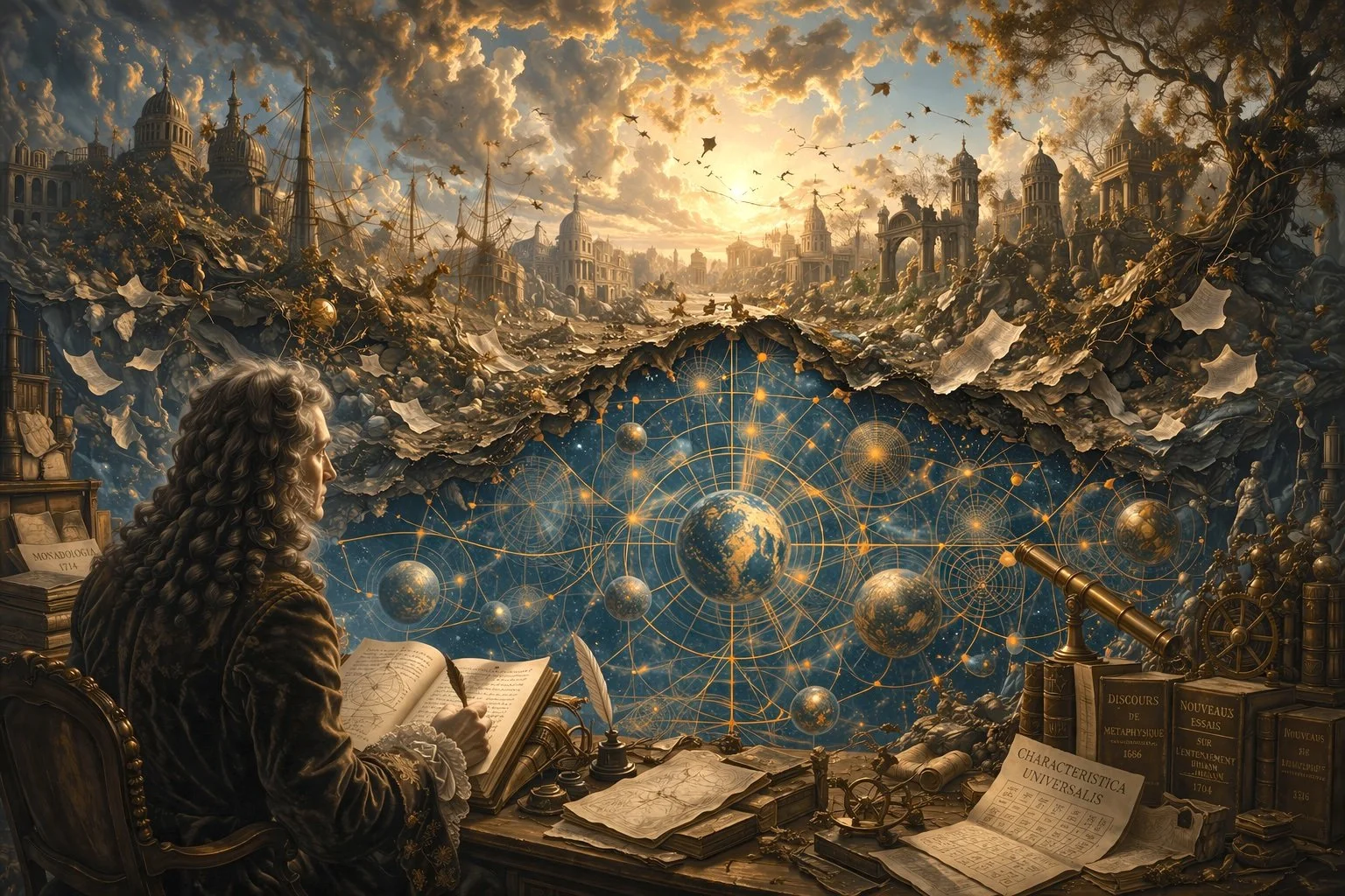 Gottfried Leibniz and the order of the universe