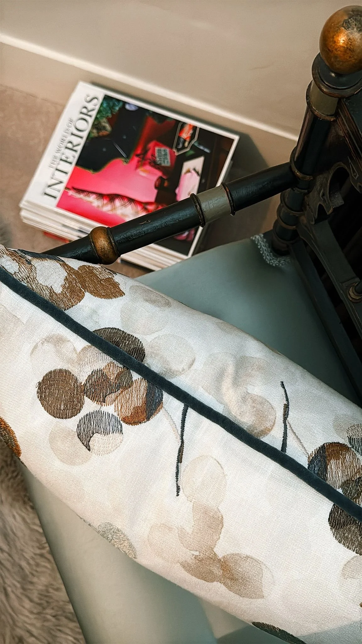 A beautiful stack of interior design magazines. 