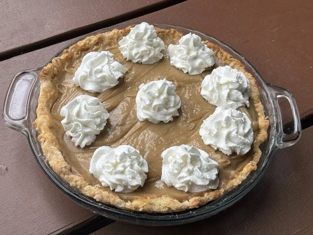 Butterscotch Custard Pie