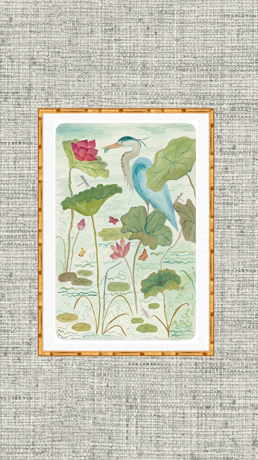 'Blue Heron' Print