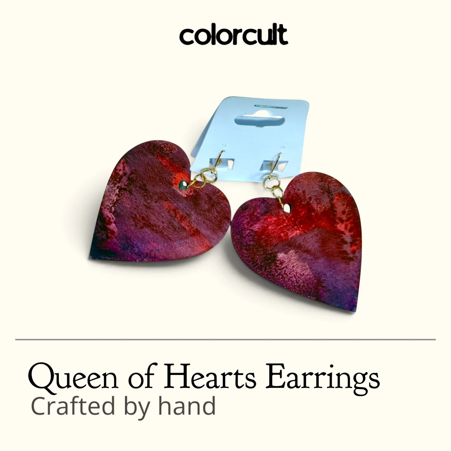 Queen of Hearts Earrings #6.webp